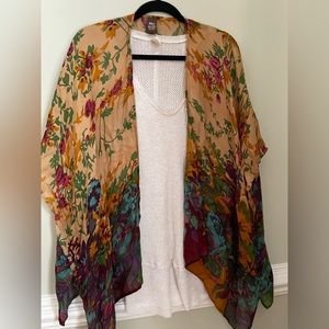 Anthropologie RAJ wrap beautiful fall colors